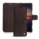 Housse cuir Sony Xperia 1 II - Marron envoûtant