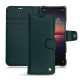Capa em pele Sony Xperia 1 II - Vert séduisant