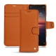 Capa em pele Sony Xperia 1 II - Orange vibrant