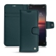 Housse cuir Sony Xperia 1 II - Bleu Veggie