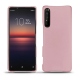 Coque cuir Sony Xperia 1 II - Rose ( Nappa - Pantone 2365C ) 