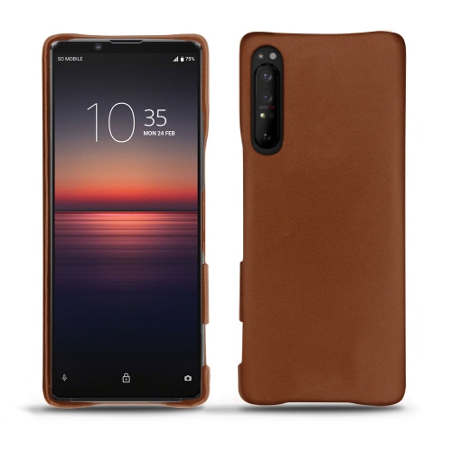 Vista a sua Xperia 1 II com os cascos da NoreveMarron ( Nappa - Pantone #8B4720 ) 