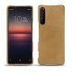 レザーケース Sony Xperia 1 II - Sable vintage ( Roughtcut - Gaucho#57254 ) 