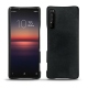 Capa em pele Sony Xperia 1 II - Dark vintage ( Roughtcut - Black#5256 ) 