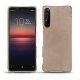 Custodia in pelle Sony Xperia 1 II - Taupe vintage ( Pantone 7530C ) 