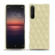 Custodia in pelle Sony Xperia 1 II - Beige - Couture ( Nappa - Pantone 7502C ) 