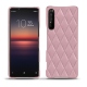 レザーケース Sony Xperia 1 II - Rose - Couture ( Nappa - Pantone 2365C ) 