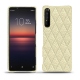 Custodia in pelle Sony Xperia 1 II - Ivoire - Couture ( Sleek P C12 - White ) 