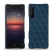 Custodia in pelle Sony Xperia 1 II - Blu mediterran - Couture