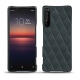 Sony Xperia 1 II leather cover - Blu marino - Couture