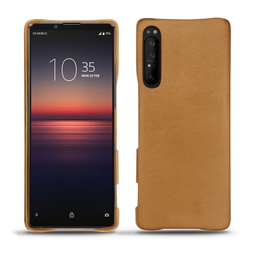 Verkleiden Sie Ihren Xperia 1 II mit den Rümpfen der NoreveCastan esparciate ( Pantone #824F2A )
