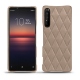Capa em pele Sony Xperia 1 II - Taupe vintage - Couture
