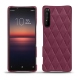 Custodia in pelle Sony Xperia 1 II - Prune vintage - Couture