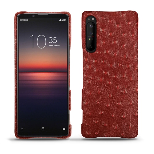 Vestite il vostro Xperia 1 II con gli scafi NoreveAutruche ciliegia ( Pantone #a4343a ) 
