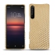 Sony Xperia 1 II leather cover - Serpent sabbia