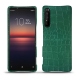 Custodia in pelle Sony Xperia 1 II - Crocodile pino