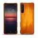 Custodia in pelle Sony Xperia 1 II - Orange Patine