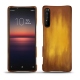 Coque cuir Sony Xperia 1 II - Doré Patine