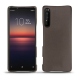 Custodia in pelle Sony Xperia 1 II - Gris Veggie