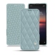 Lederschutzhülle Sony Xperia 1 II - Bleu ciel - Couture ( Nappa - Pantone 277C ) 