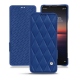 Lederschutzhülle Sony Xperia 1 II - Bleu océan - Couture ( Nappa - Pantone 293C ) 