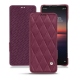 Sony Xperia 1 II leather case - Prune vintage - Couture