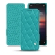 Sony Xperia 1 II leather case - Bleu fluo - Couture