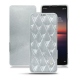 Capa em pele Sony Xperia 1 II - Platinium - Couture