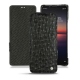 Sony Xperia 1 II leather case - Autruche nero
