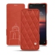 Lederschutzhülle Sony Xperia 1 II - Arange clouquié - Couture
