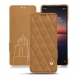 レザーケース Sony Xperia 1 II - Castan esparciate - Couture