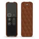 Housse Siri Remote - Marron - Couture ( Nappa - Pantone 1615C ) 