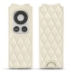 Apple Remote case - Blanc - Couture ( Bologna - White ) 