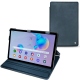 レザーケース Samsung Galaxy Tab S6 Lite - Jean vintage ( Roughtcut - Pantone 285U  ) 