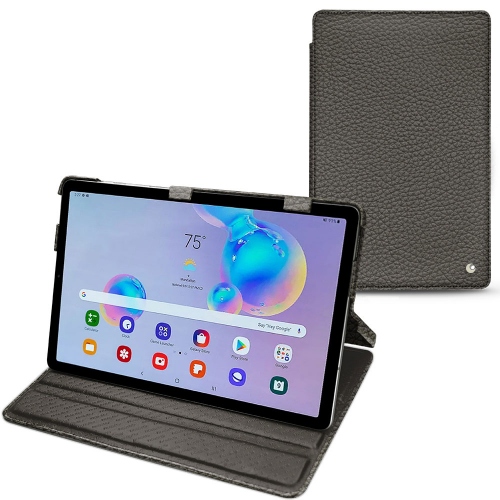 Ledertasche für Samsung Galaxy Tab S6 LiteAnthracite ( Pantone #41403c ) 