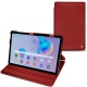 Housse cuir Samsung Galaxy Tab S6 Lite - Tomate ( Pantone 187C ) 