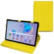 Housse cuir Samsung Galaxy Tab S6 Lite - Jaune fluo