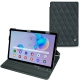 Samsung Galaxy Tab S6 Lite leather case - Blu marino - Couture