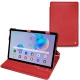 Samsung Galaxy Tab S6 Lite leather case - Rouge troupelenc