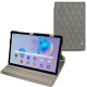 Lederschutzhülle Samsung Galaxy Tab S6 Lite - Acier vintage - Couture