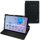 Housse cuir Samsung Galaxy Tab S6 Lite - Dark vintage - Couture
