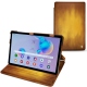 Housse cuir Samsung Galaxy Tab S6 Lite - Doré Patine