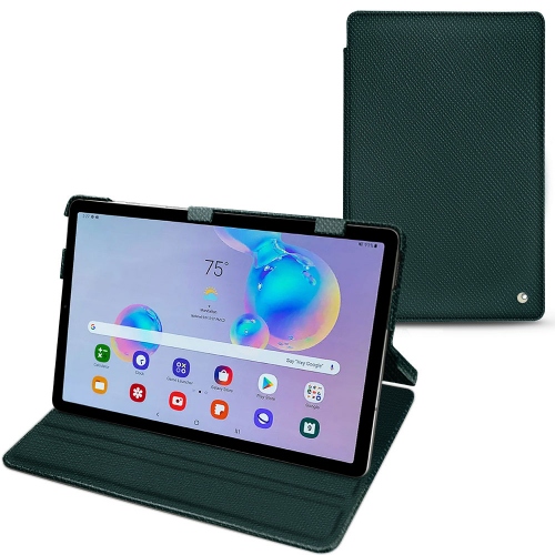 Housse cuir pour Samsung Galaxy Tab S6 LiteVert séduisant ( Pantone #1d3c34 ) 