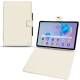 Housse cuir Samsung Galaxy Tab S6 Lite - Blanc ( Nappa - White ) 
