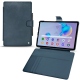 レザーケース Samsung Galaxy Tab S6 Lite - Jean vintage ( Roughtcut - Pantone 285U  ) 