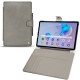 Funda de piel Samsung Galaxy Tab S6 Lite - Acier vintage ( Pantone 403C ) 