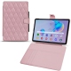 レザーケース Samsung Galaxy Tab S6 Lite - Rose - Couture ( Nappa - Pantone 2365C ) 