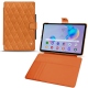 Housse cuir Samsung Galaxy Tab S6 Lite - Mandarine vintage - Couture