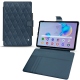 Custodia in pelle Samsung Galaxy Tab S6 Lite - Jean vintage - Couture