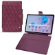 Housse cuir Samsung Galaxy Tab S6 Lite - Prune vintage - Couture